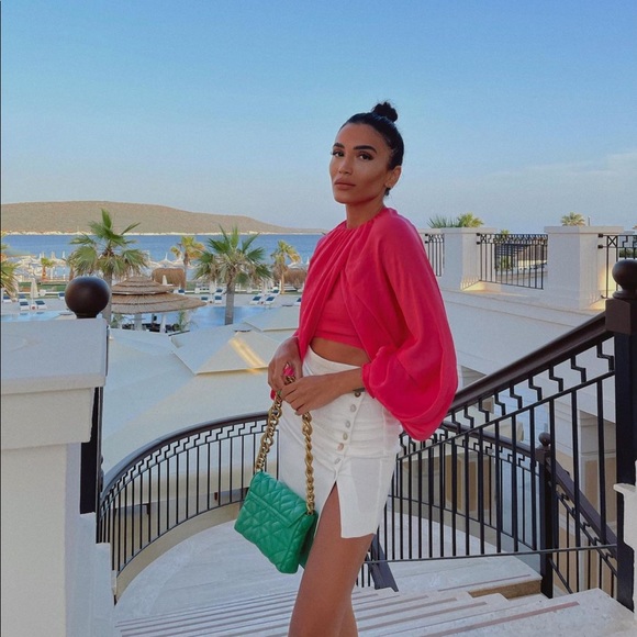 Zara puff sleeve top - Picture 3 of 16